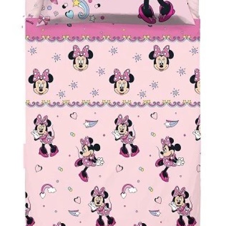 COMPLETO LENZUOLO "MINNIE MOUSE" 1 PIAZZA